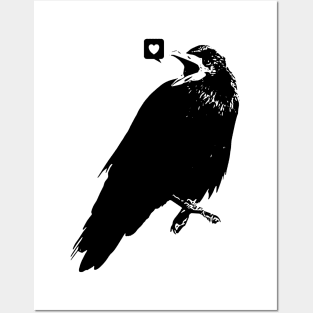 Twitter Crow Posters and Art